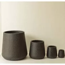 Кашпо из бетона, 5-160 л (черный)